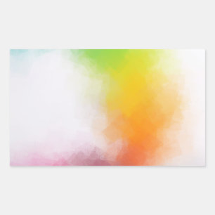 Modern Abstract Art Blank Template Colourful Trend Sticker