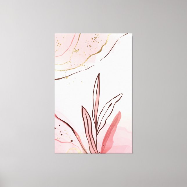 Modern Abstract Art Canvas Print (Front)