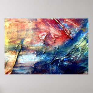 Modern Abstract Art Colorful Poster