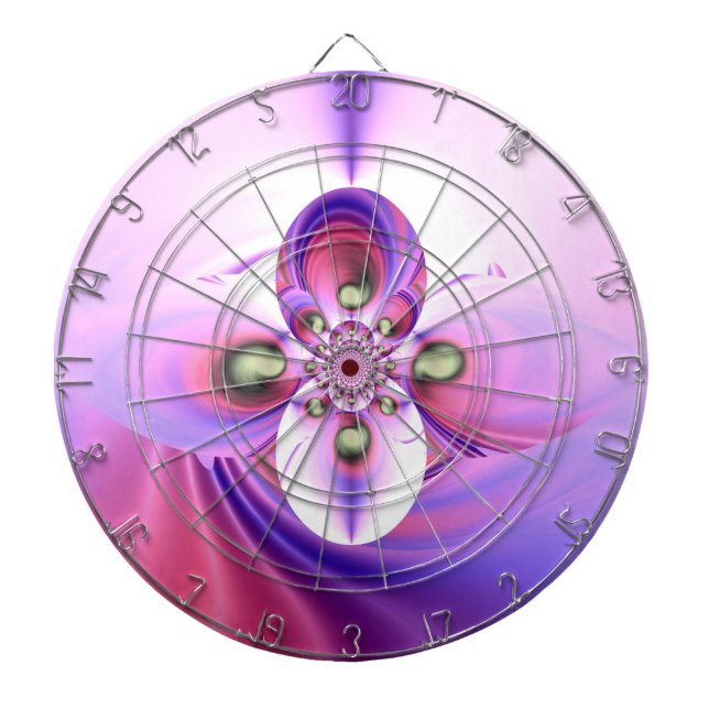 Modern abstract art dartboard (Front)