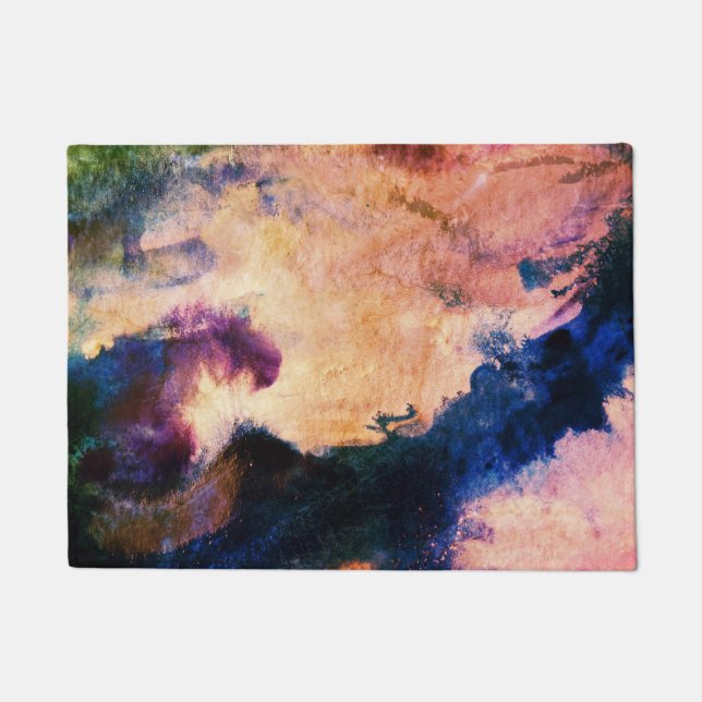 Modern Abstract Art Doormat (Front)