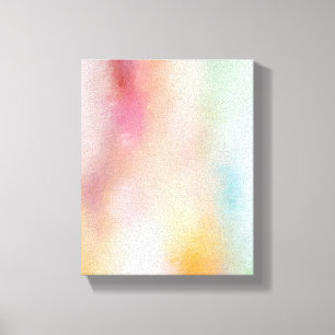 Modern Abstract Art Elegant Pink Red Yellow Blue Canvas Print