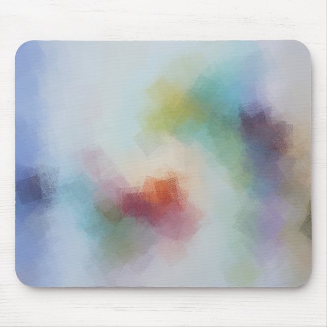 Modern Abstract Art Elegant Trendy Template Mouse Pad (Front)