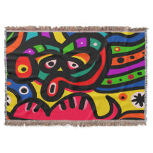 Modern Abstract Art Face