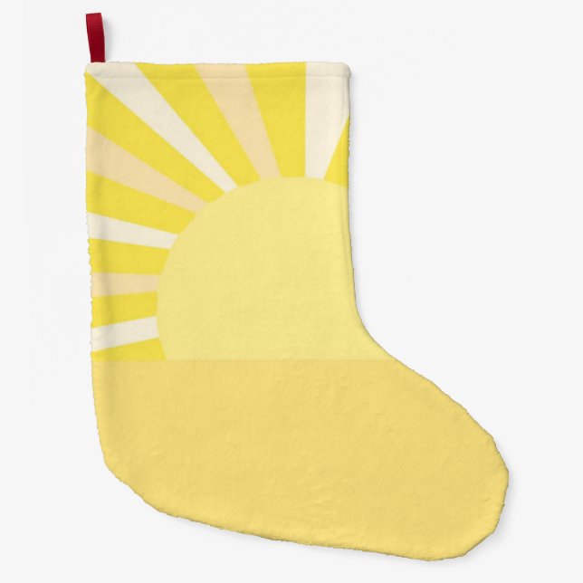 modern abstract art large christmas stocking (Front)