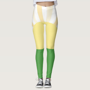 modern abstract art leggings
