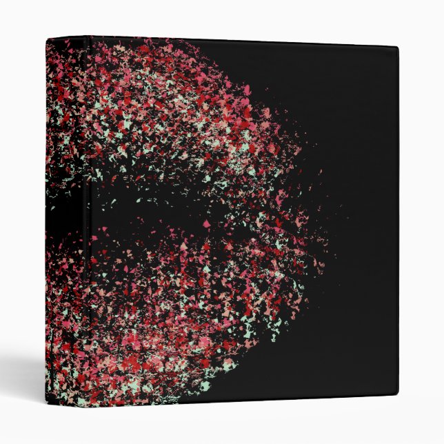Modern Abstract Art Lips #11 Binder (Front/Spine)