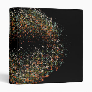 Modern Abstract Art Lips #15 Binder