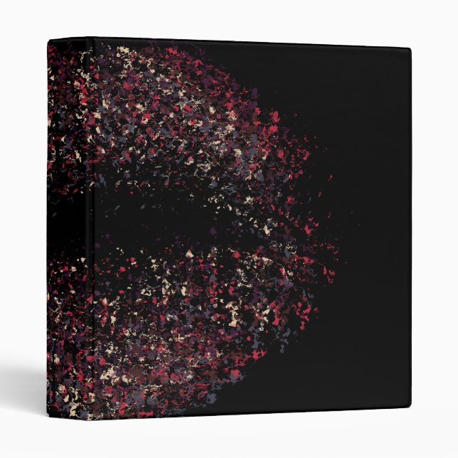 Modern Abstract Art Lips #17 Binder (Front/Spine)