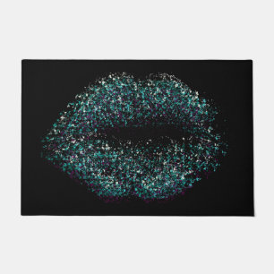 Modern Abstract Art Lips #23 Doormat