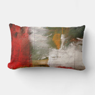 Modern Abstract Art Lumbar Pillow