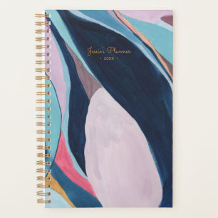 Modern Abstract Art Personalized Planner