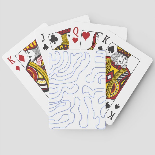 modern abstract art playing cards (Back)