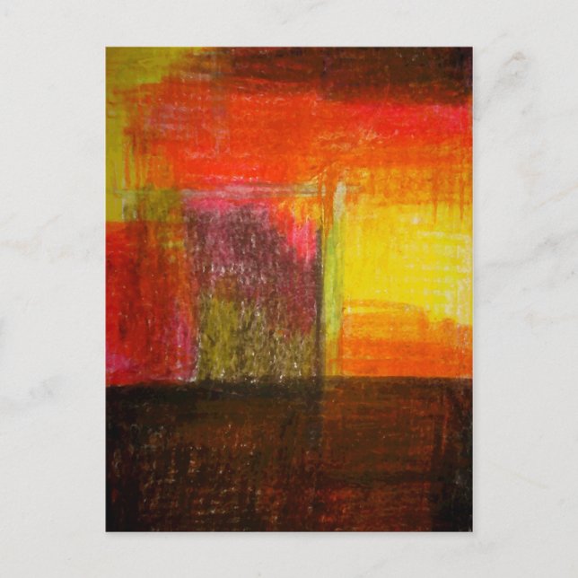 Modern Abstract Art Postcard (Front)