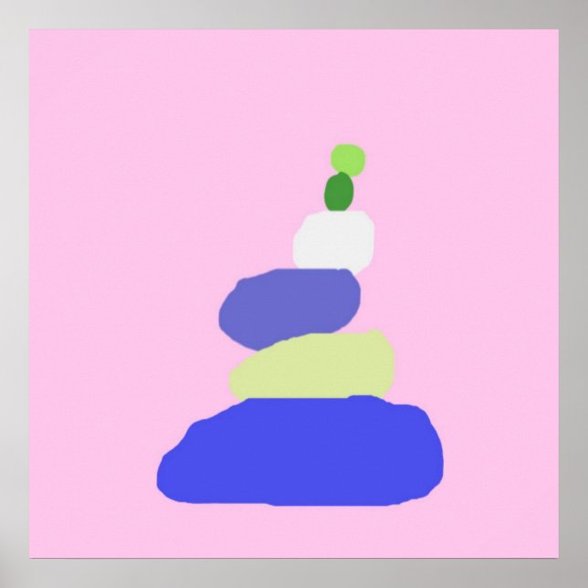 modern abstract art poster (Front)