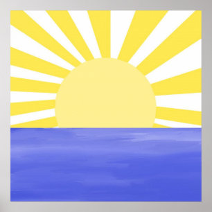 modern abstract art poster