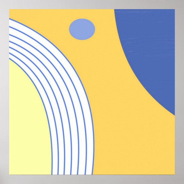 modern abstract art poster (Front)