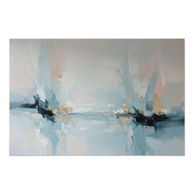 Modern Abstract Art Poster (Front)