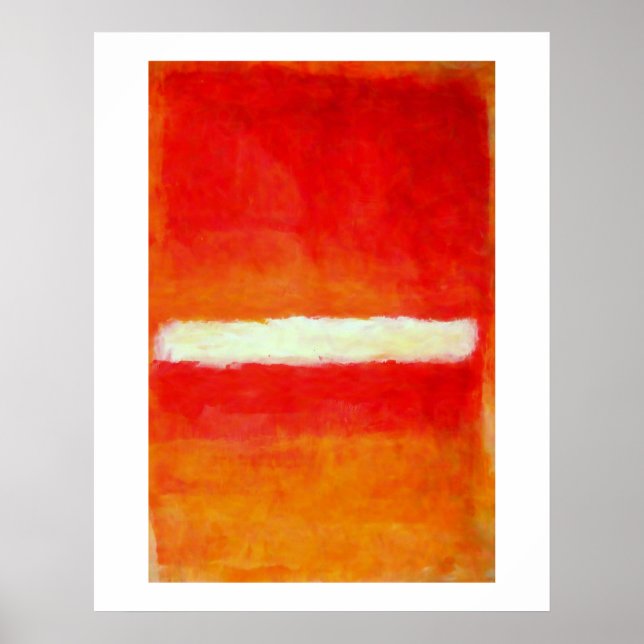 Modern Abstract Art Poster - Rothko Style (Front)