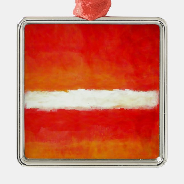 Modern Abstract Art - Rothko Style Metal Ornament (Front)