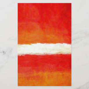 Modern Abstract Art - Rothko Style Stationery