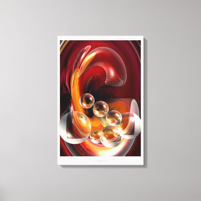 modern abstract art serdar hizli artworks canvas print (Front)