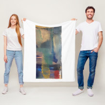 Modern Abstract Art Throw