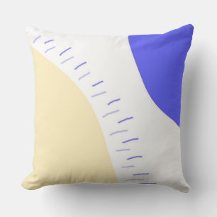 modern abstract art throw pillow