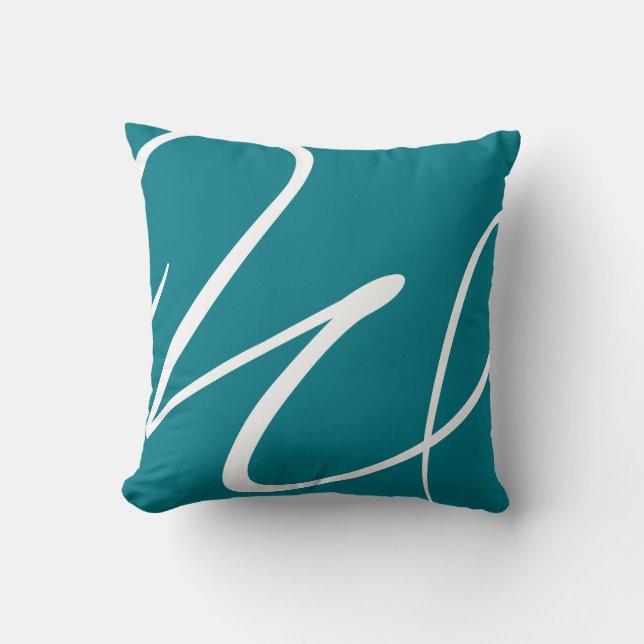 Modern Abstract Art Throw Pillow (Front)