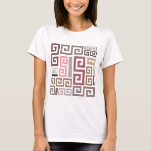 modern abstract artistic coloured lines T-Shirt