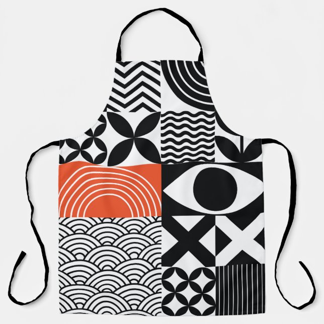 Modern Abstract: Artistic Design Canvas. Apron (Front)