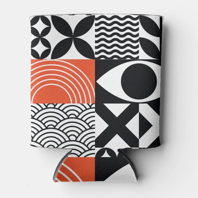 Modern Abstract: Artistic Design Canvas. Can Cooler (Front)