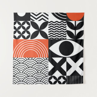 Modern Abstract: Artistic Design Canvas. Tapestry