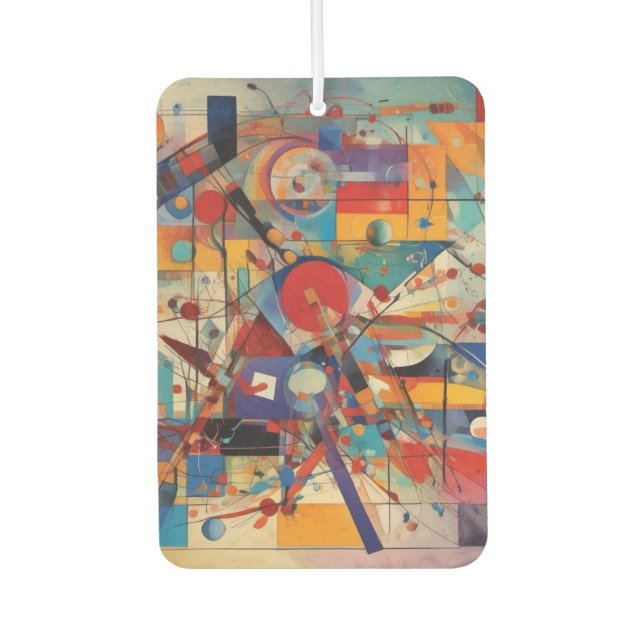Modern Abstract Artwork Air Freshener (Front)