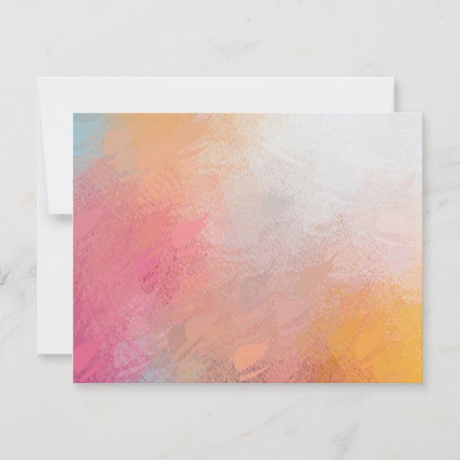 Modern Abstract Artwork Blank Template Colourful (Front)