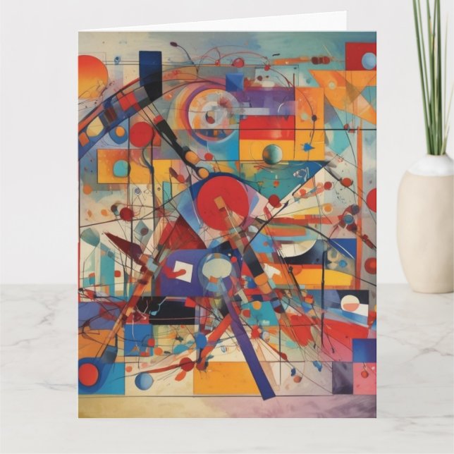 Modern Abstract Artwork Card (Front)