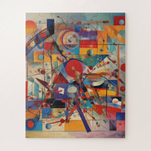Modern Abstract Artwork Jigsaw Puzzle