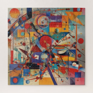 Modern Abstract Artwork Jigsaw Puzzle