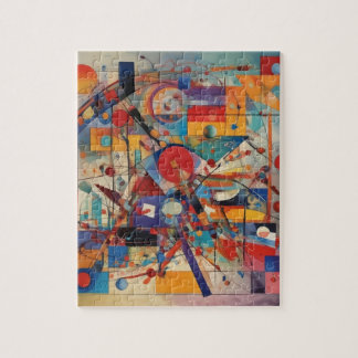 Modern Abstract Artwork Jigsaw Puzzle