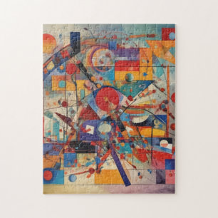 Modern Abstract Artwork Jigsaw Puzzle
