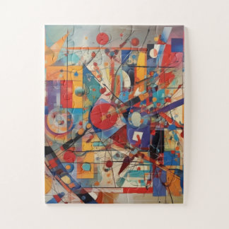 Modern Abstract Artwork Jigsaw Puzzle
