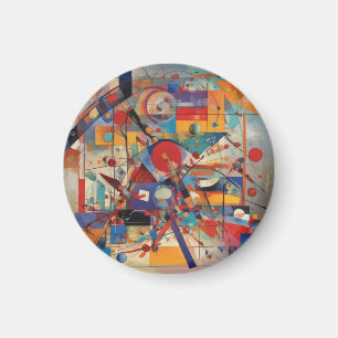 Modern Abstract Artwork Magnet