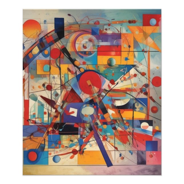 Modern Abstract Artwork Photo Print (Front)