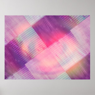 Modern abstract background digital Illustration.ab Poster