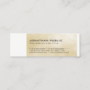 Modern Abstract Background Professional Plain Mini Business Card