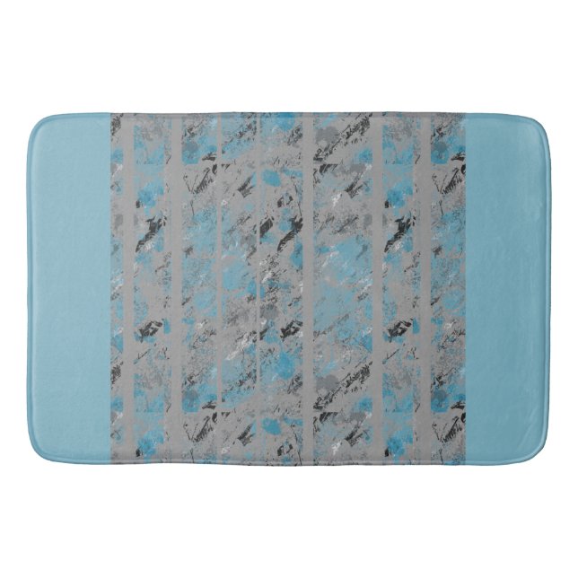 Modern Abstract Bath Mat (Front)