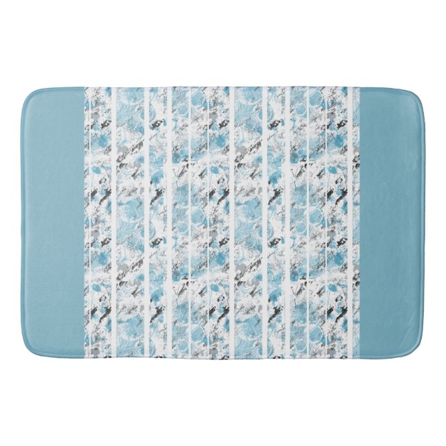 Modern Abstract Bath Mat (Front)