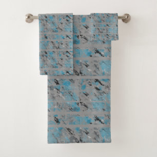 Modern Abstract Bath Towel Set