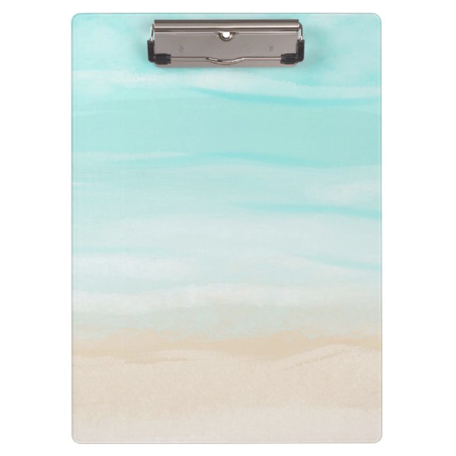 Modern Abstract Beach Clipboard (Front)