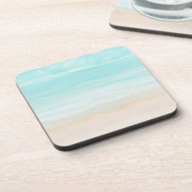 Modern Abstract Beach Coaster (Left Side)